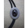 Bolo celt krawat western country AGAT czarny na plecionce syntetycznej (id: 125)